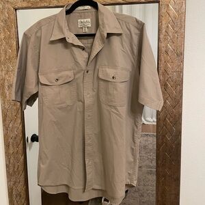 Cabelas Soft Canvas Trail Short Sleeve Shirt